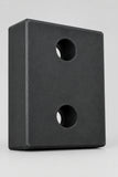 Bumpers  Mfrm-41013  Molded Rubber Bumper, 2 Hole 4'' X 10'' X 13'' 7" Center To Center Holes  Lo